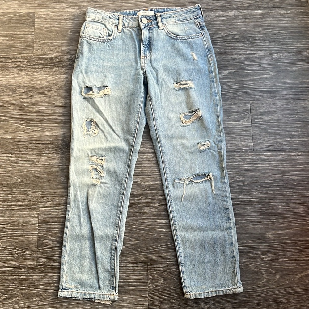 Straight Leg Jean Capris